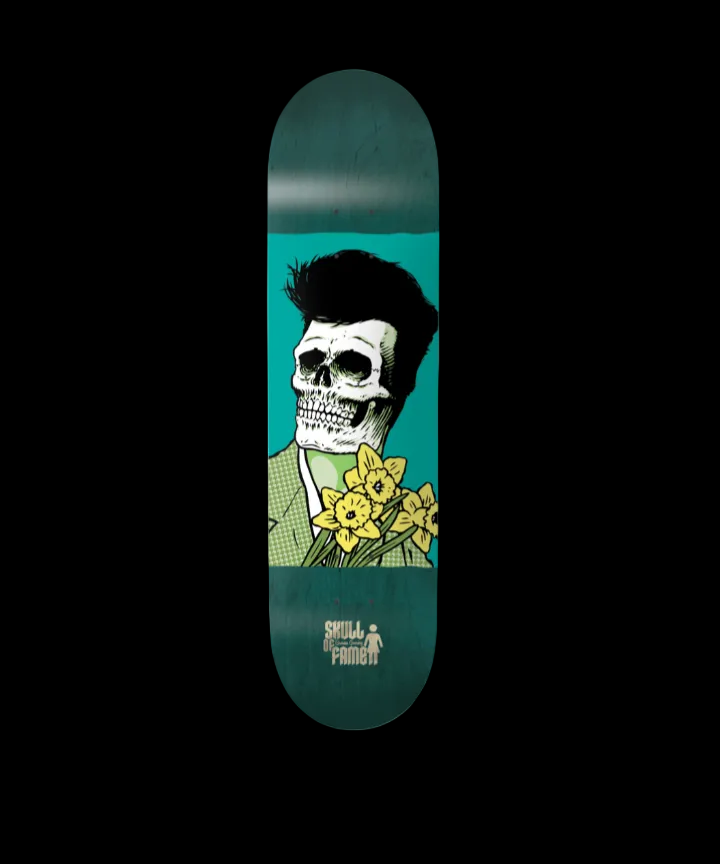 Girl Skateboards x Sean Cliver "Skull of Fame" Series 2 Entire Collection: Queen, The Cure, Prince, The Smiths Pro Skate Decks Full Set of 4