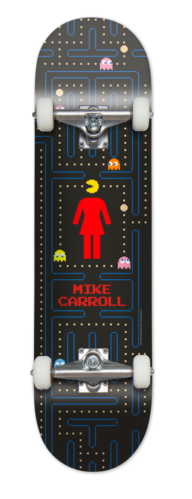 Girl x Pac-Man Carroll Complete Skateboard 7.25"