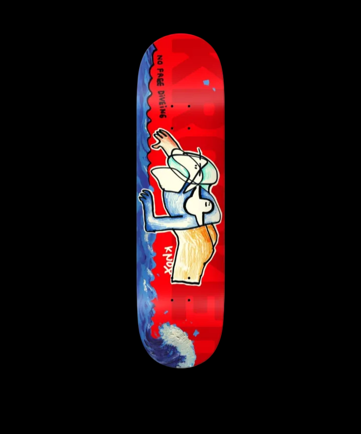 Krooked "Free Dive" Tom Knox Pro Skate Deck 8.5"