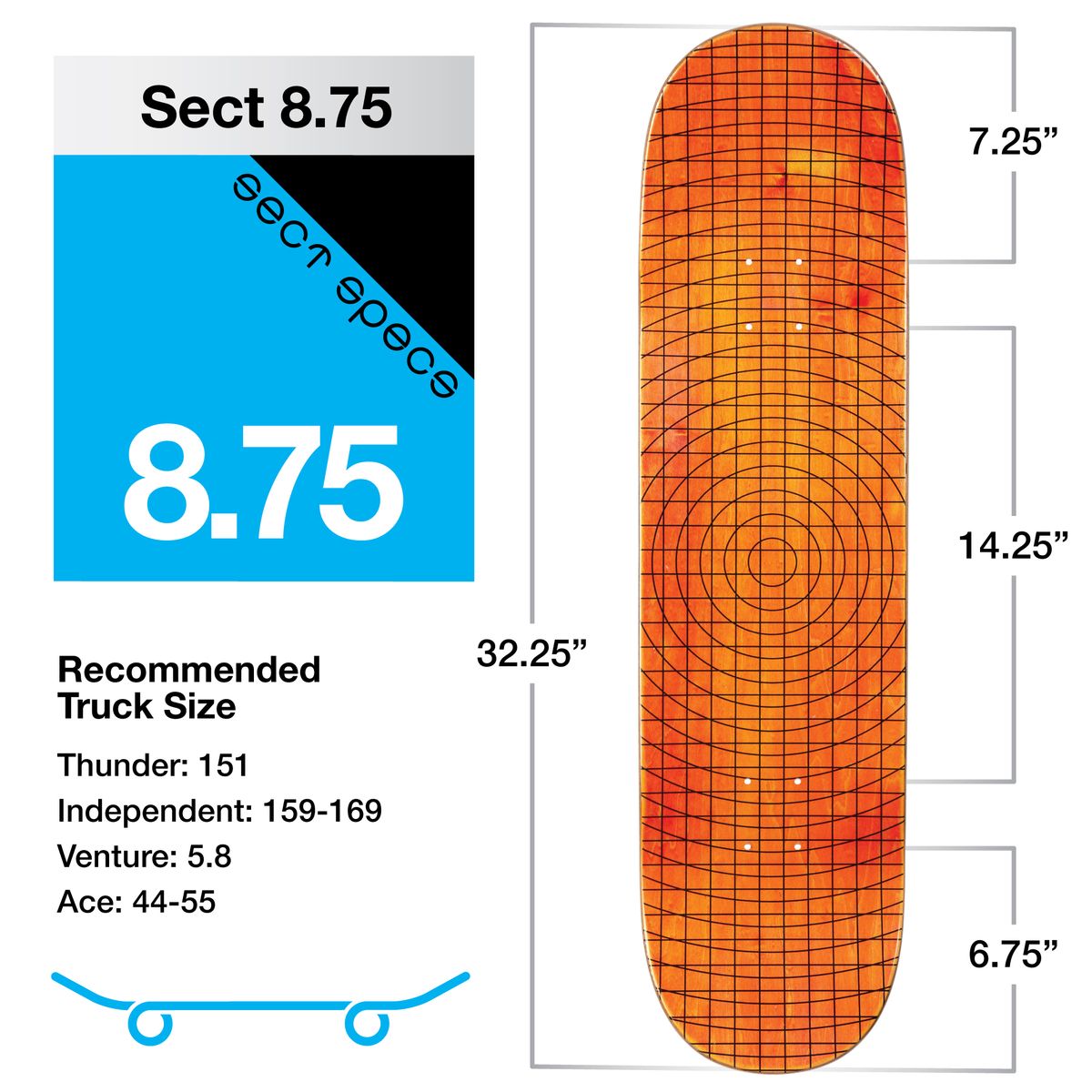 Alien Workshop EXP Series Guevara Pro Skate Deck 8.75"