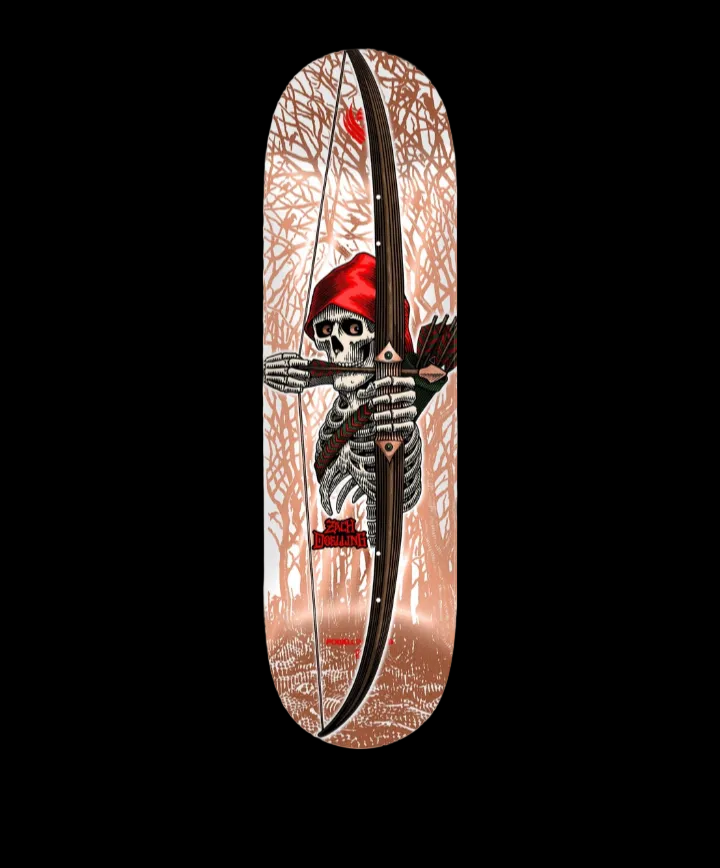 Powell Peralta "Archer" Copper Foil Zach Doelling Pro Flight Skate Deck 8.75"