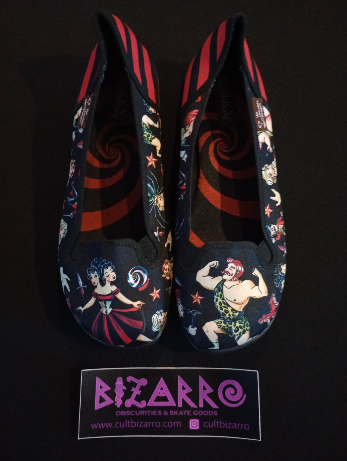 Hot Chocolate Design Chocolaticas® (Retired) Flats Freak Side Show Carnival Shoes