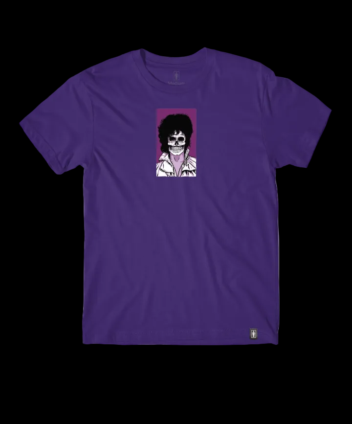 Girl Skateboards "Skull of Fame" Prince Purple *Limited Edition Skate Shirt