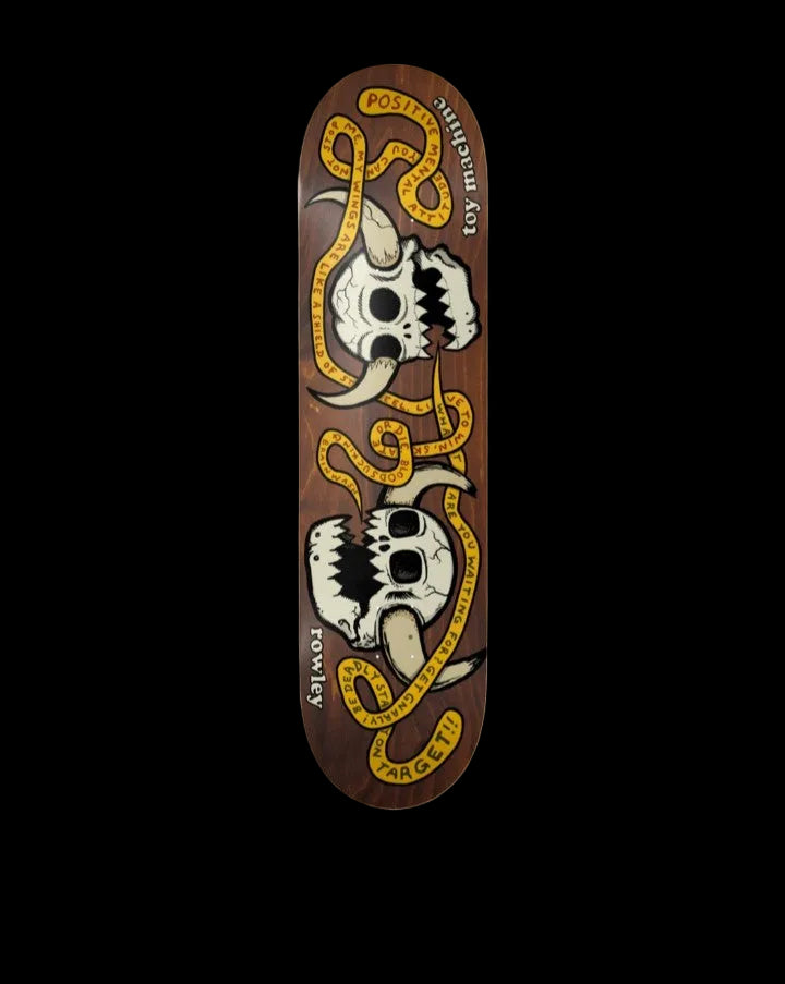 Toy Machine "Skulls" Geoff Rowley Pro Skate Deck 8.25"