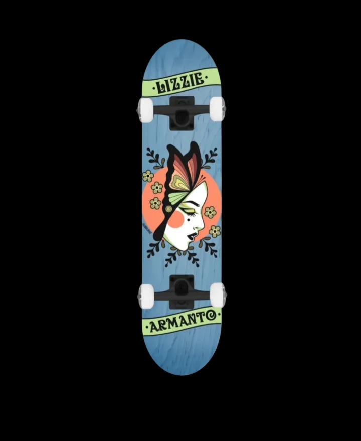 Birdhouse Butterfly Lizzie Armento Complete Skateboard 8"