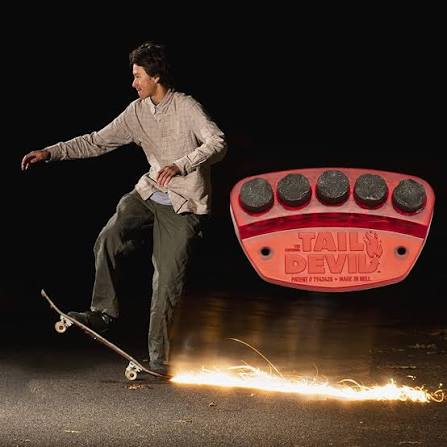 Tail Devils - Spark Plate for Skateboard (Red)