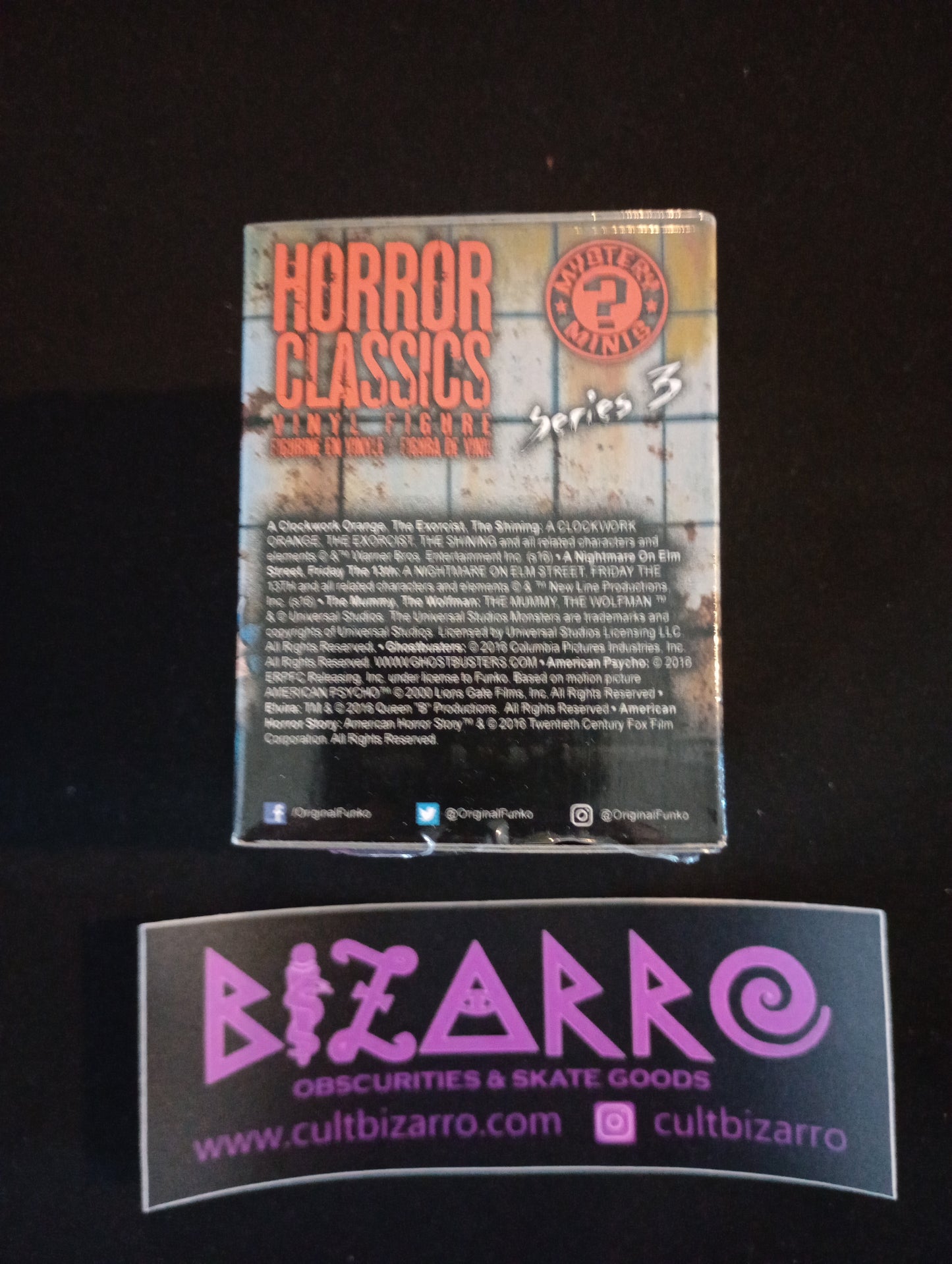 Funko Horror Classics Walgreens Exclusive Mystery Mini Series 3 Blind Box