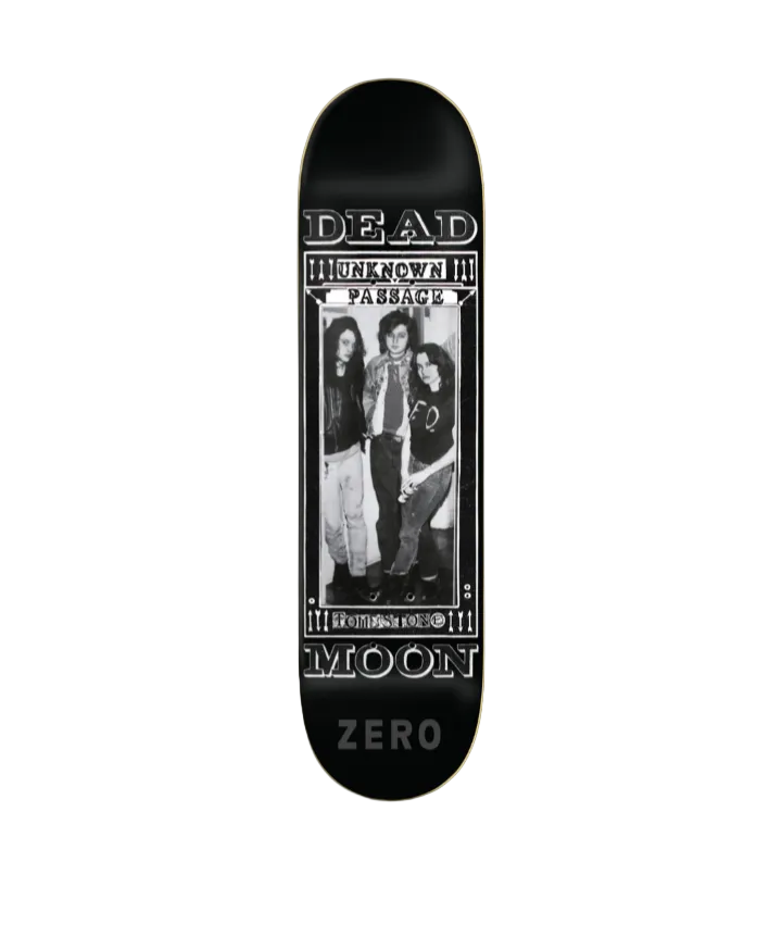 Zero Skateboards Dead Moon "Unknown Passage" Group Photo Rock Band Skate Deck 8.5"