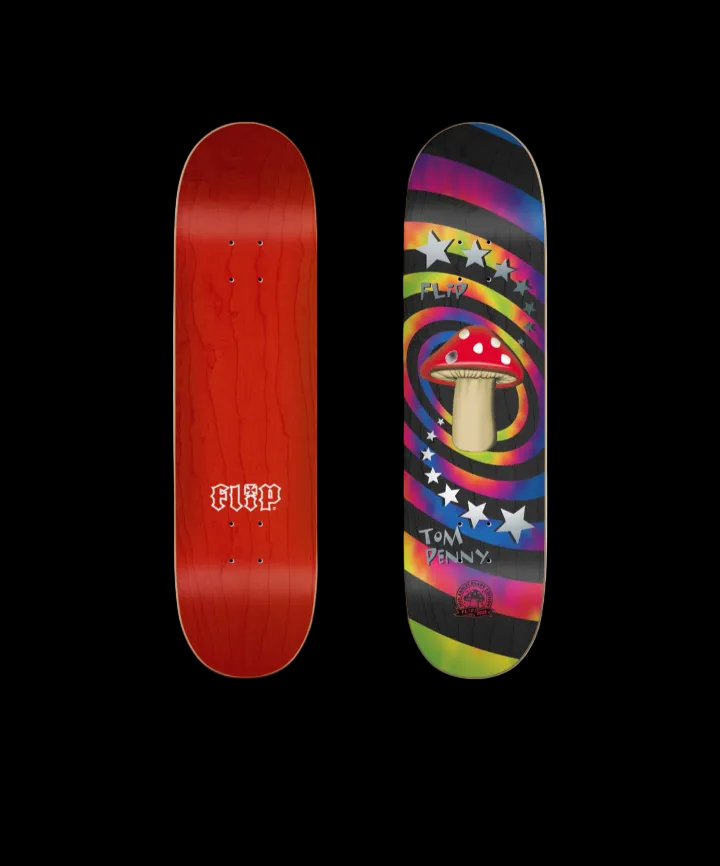Flip "Love Shroom" 30th Anniversary Ltd Edition Tom Penny Pro Skate Deck 7.75"