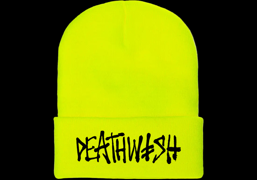 Deathwish OG DeathSpray Safety Green Beanie
