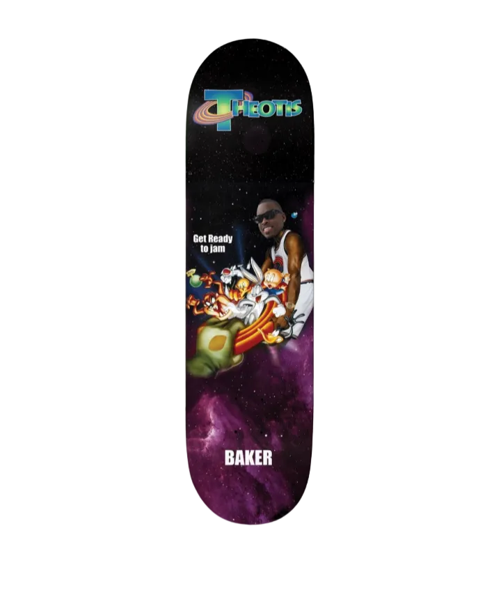 Baker "Time to Fly" (Jordan Space Jam) Beasley Pro Skate Deck 8.25"