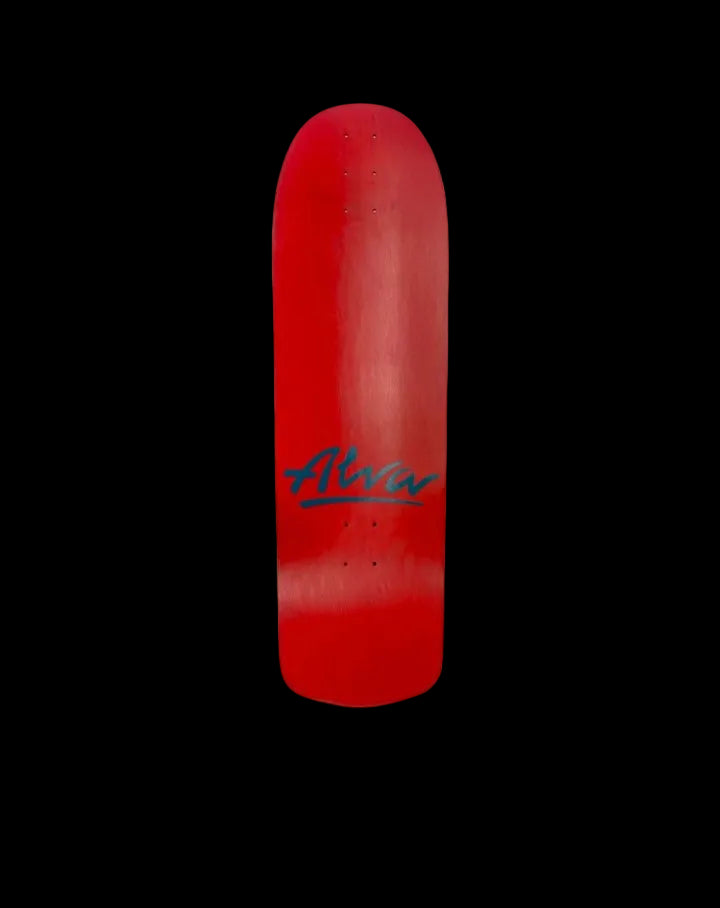 Alva New Mexico Ditch Board Sunset Red Shaped Wheel Wells Skate Deck 10"