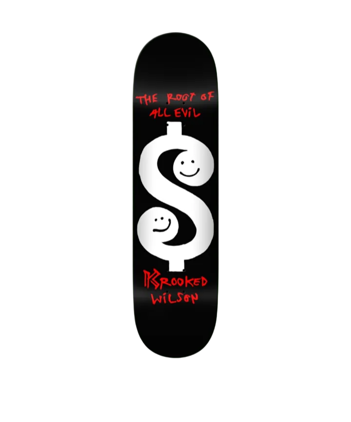 Krooked "Root Of All Evil" Andrew Wilson Pro Skate Deck 8.5"