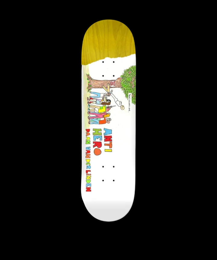 Anti-Hero "Porous Rd 3" Van Der Linden Pro Skate Deck 8.25"