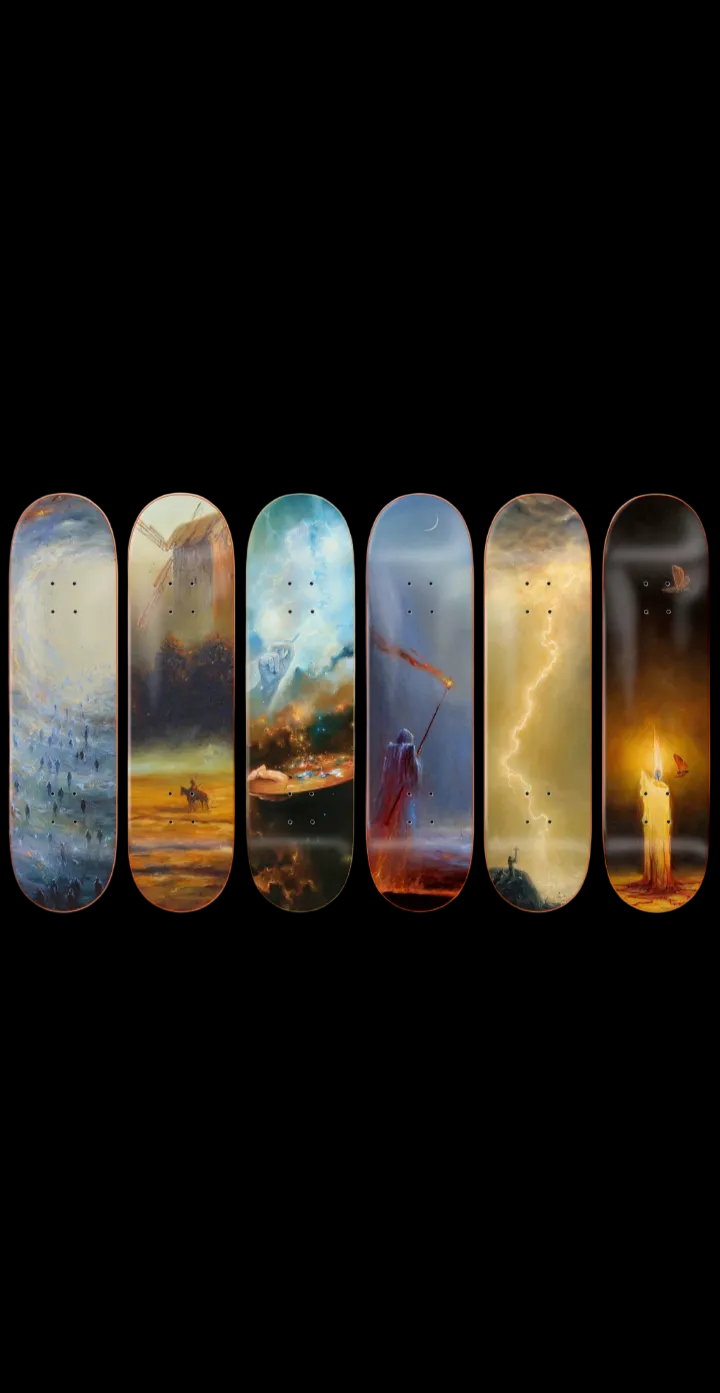Zero Skateboards x Mariusz Lewandowski Series 3 Art Collection 6 Skate Deck Full Set