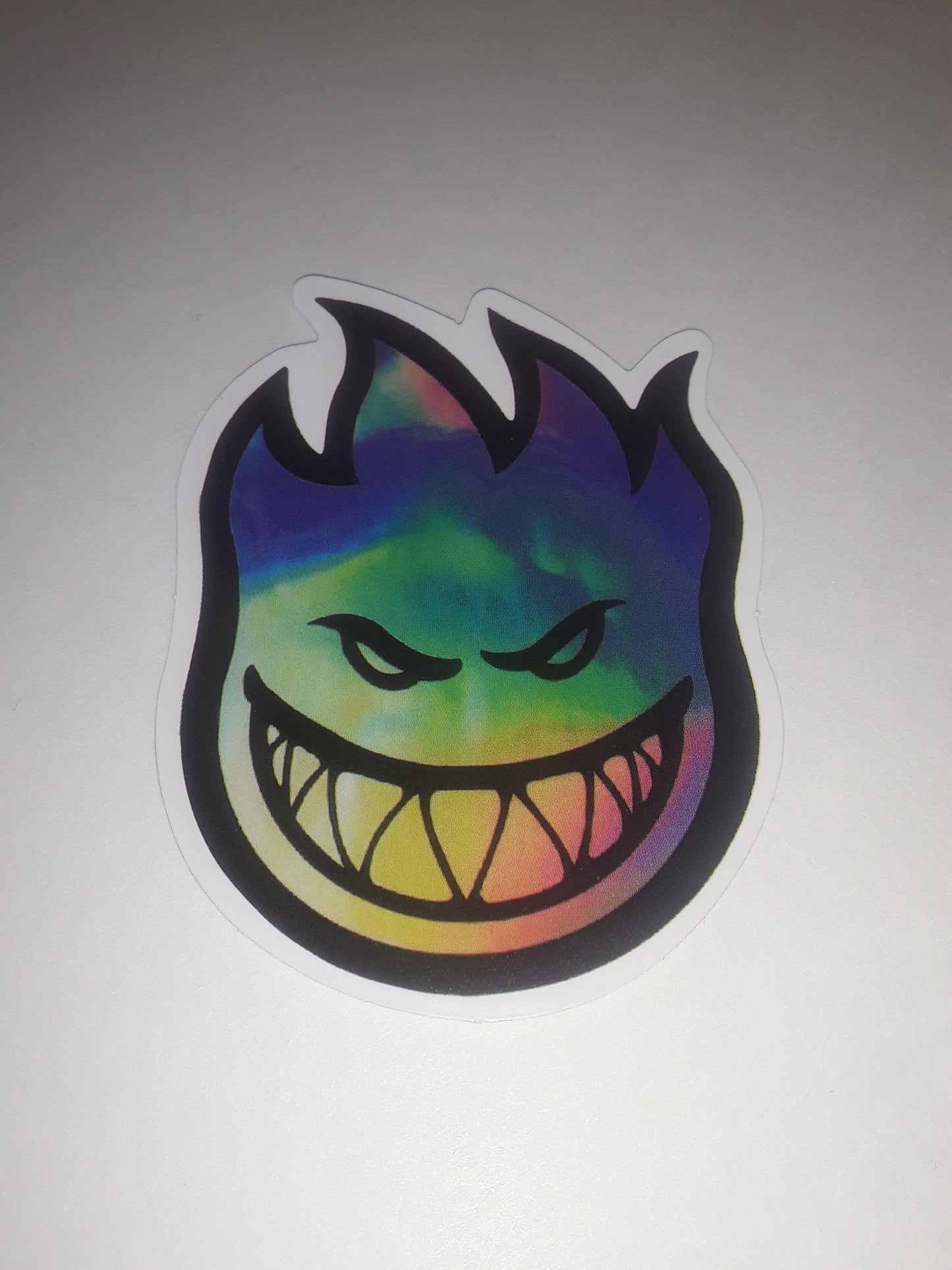 Spitfire Wheels Rainbow Bighead Skateboarding Sticker Sm