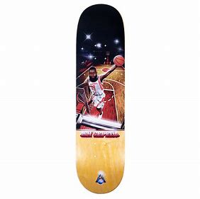 April Ish Rockets Basketball Dunk skate deck 8"