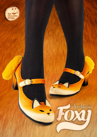 Hot Chocolate Design Chocolaticas® Mid Heels Fox Women's Mary Jane Pump