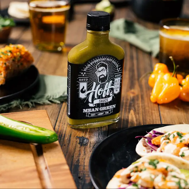 Hoff & Pepper Mean Green Verde Award-Winning Hot Sauce 6.7oz