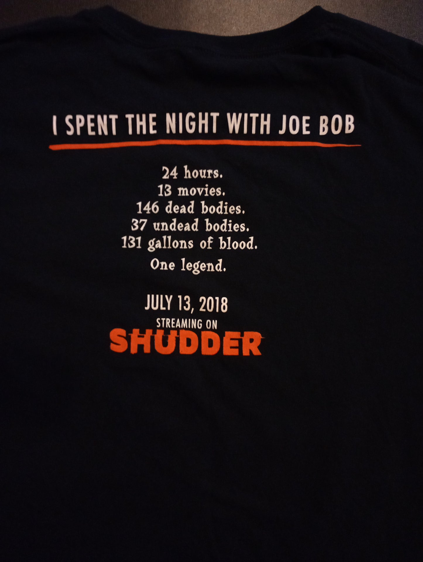 Fright Rags (2018) Last Drive-in Joe Bob Briggs Farewell Shirt XL