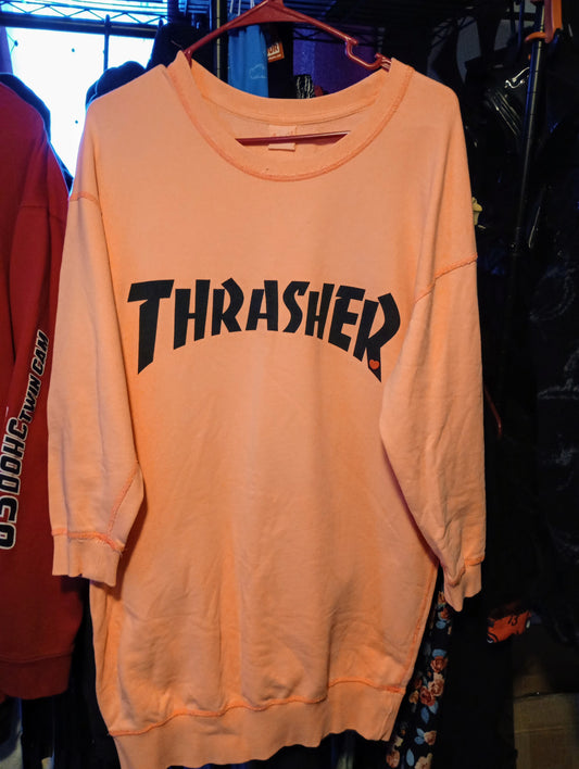 Thrasher x Rodeo Crowns collab Japan ltd edition Sweater Dress Women's Large