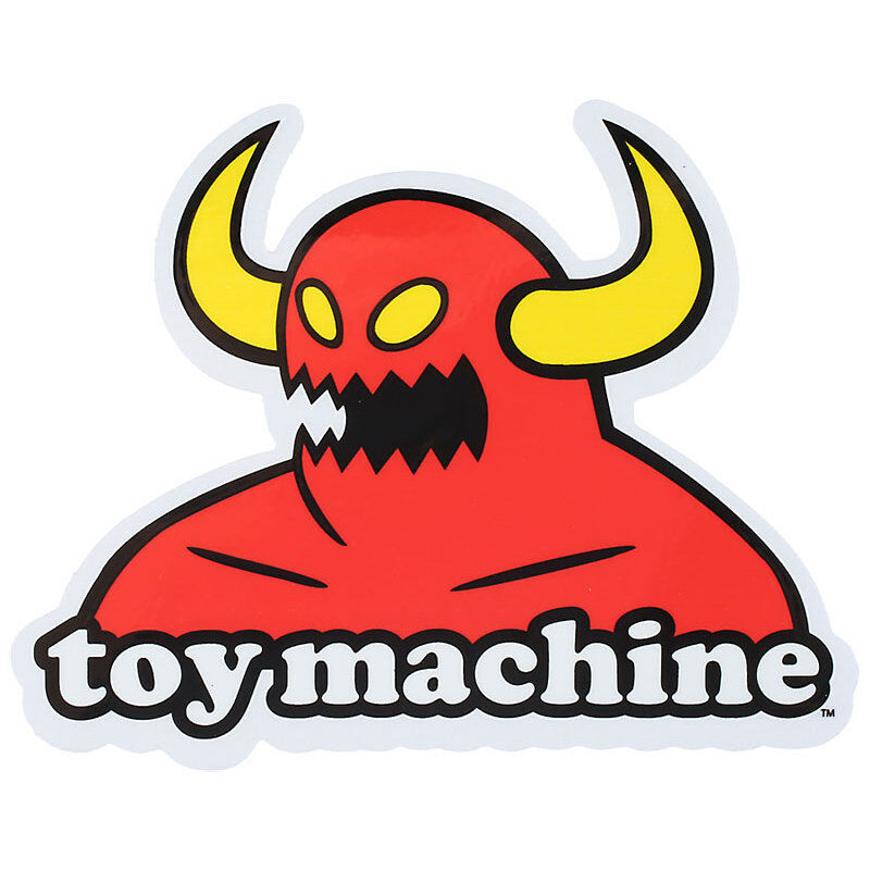Giant Toy Machine Skateboards Logo Sticker 8"x6"