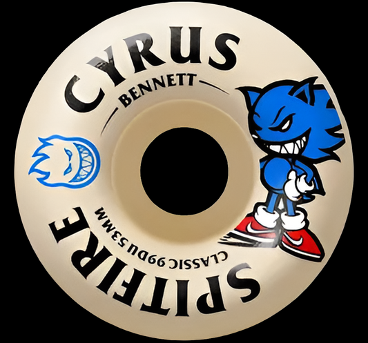 Spitfire Burn Squad F4 Sonic the Hedgehog Bennett Pro Wheels 53mm 99du