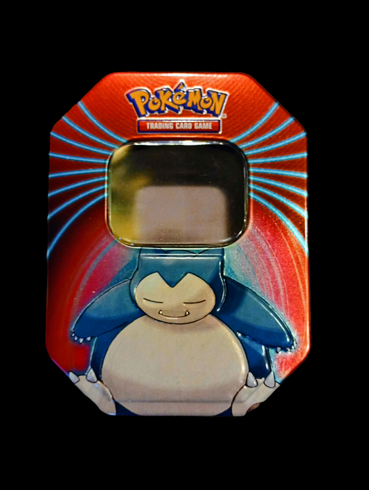 Pokémon TCG: Snorlax Metal Collectors Tin Keepsake/Storage (empty box)