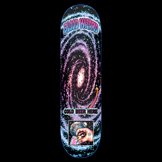 Blood Wizard Cold Beer Here Galaxy Deck 9"