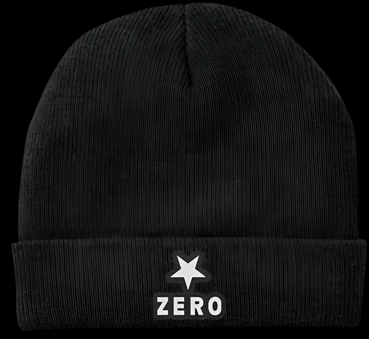 Zero Star and Army Black Beanie
