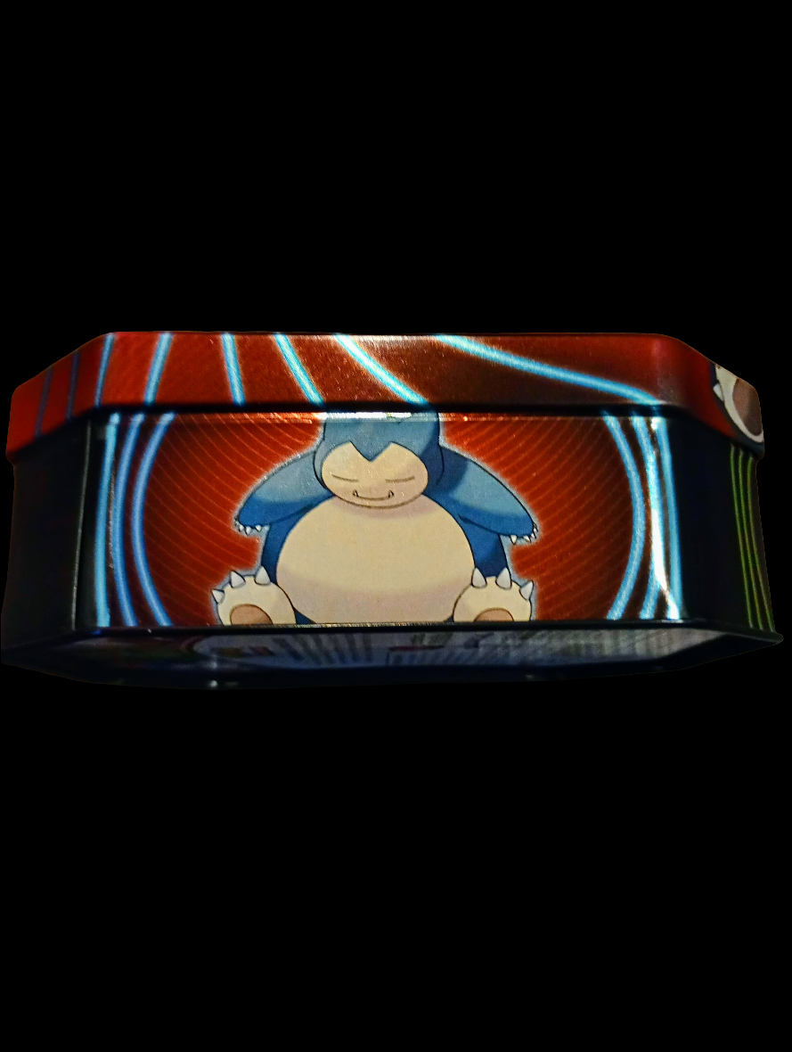 Pokémon TCG: Snorlax Metal Collectors Tin Keepsake/Storage (empty box)