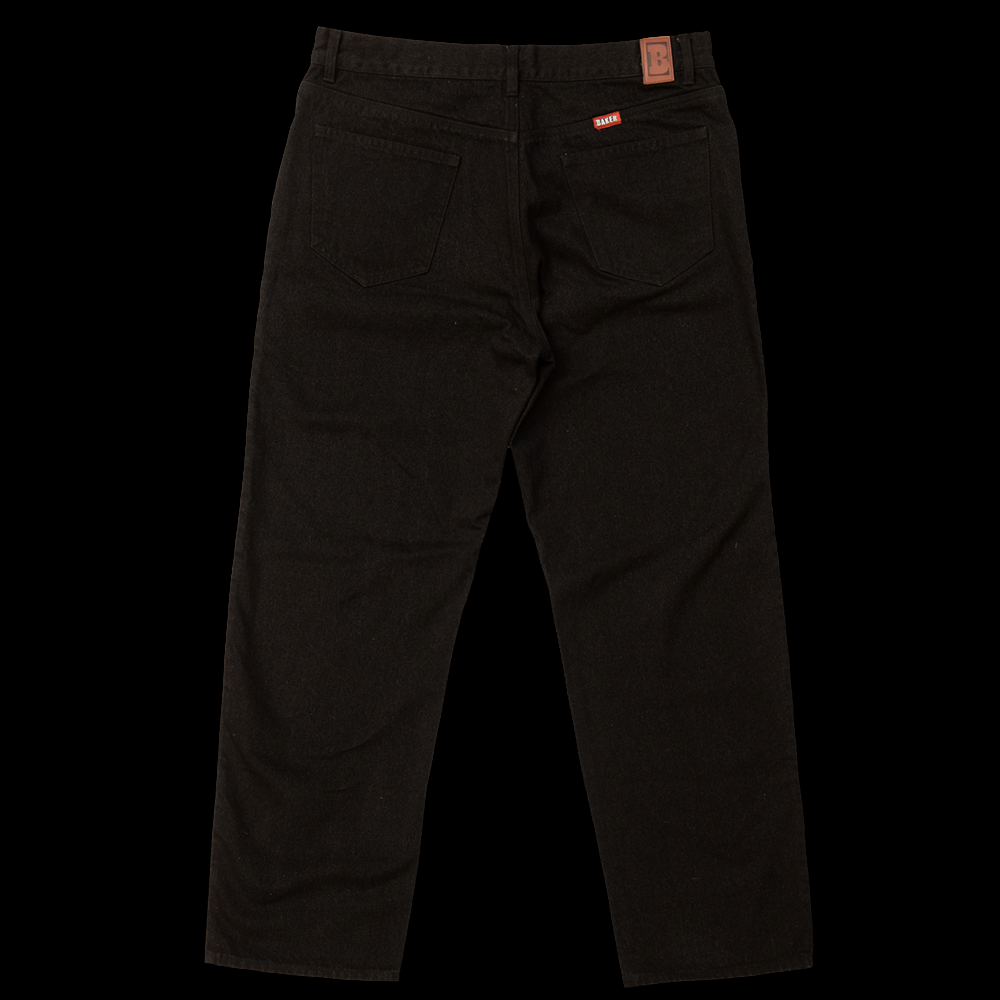 Baker Warner Relaxed Fit Black Jeans