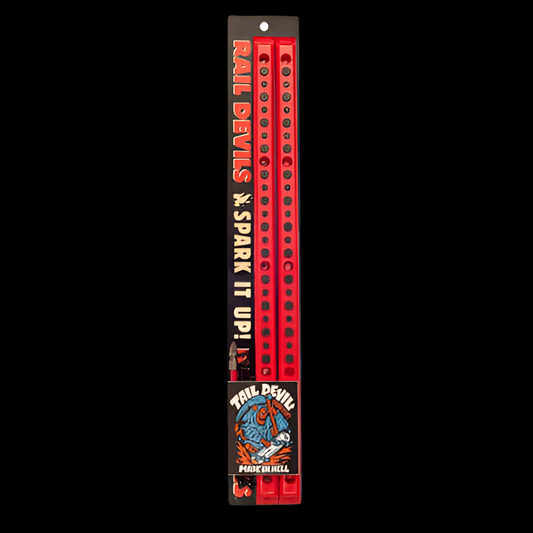 Tail Devils - Rail Devils Sparking Skateboard Rails (Red)