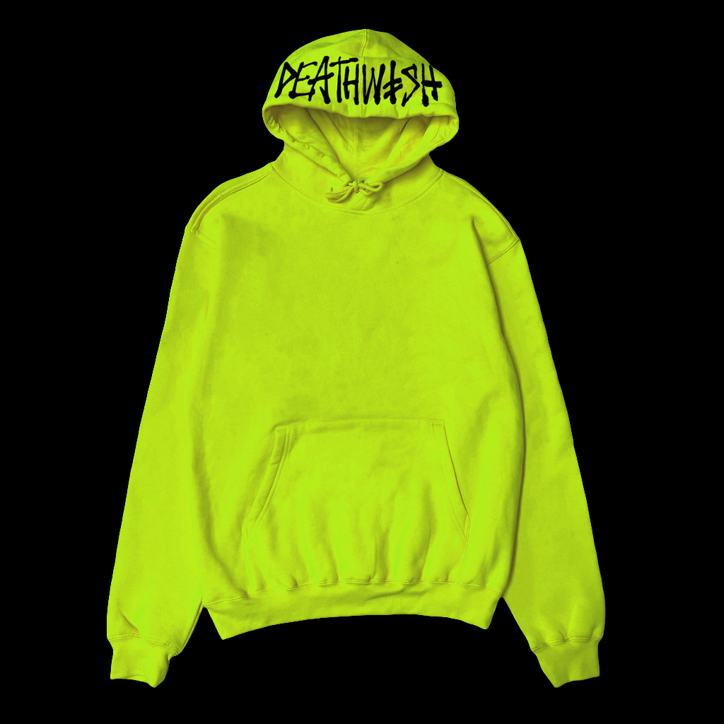 Deathwish OG DeathSpray Safety Green Pullover Hoodie