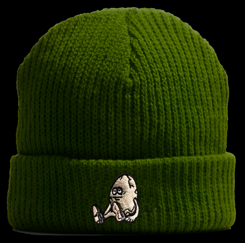 Heroin Egg Green Beanie