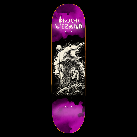 Blood Wizard The OCCÃòLT Wizard Skate Deck 8.375"