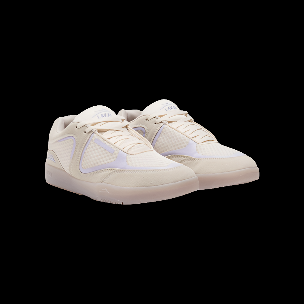 Lakai Fade reissue Creme Purple Suede skate shoes 12