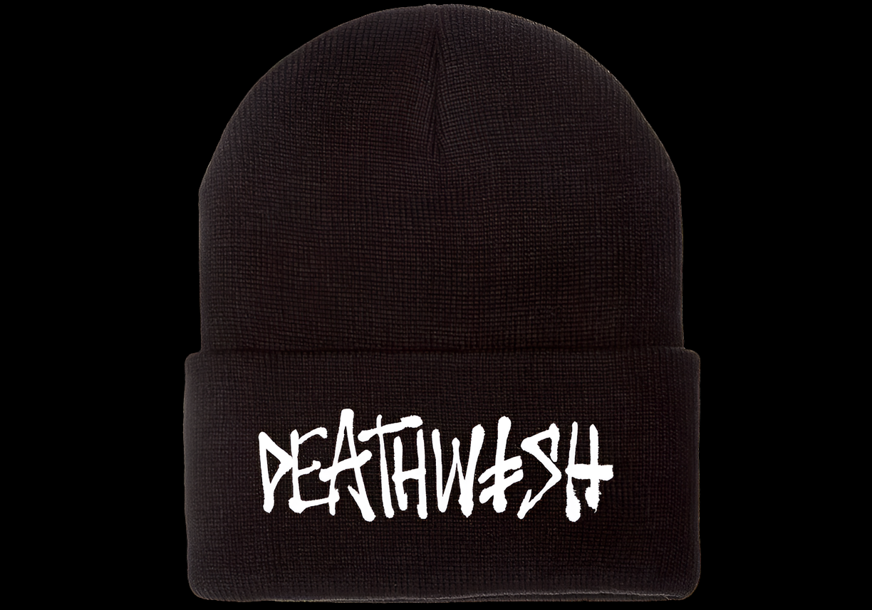 Deathwish OG DeathSpray Cuff Black Beanie