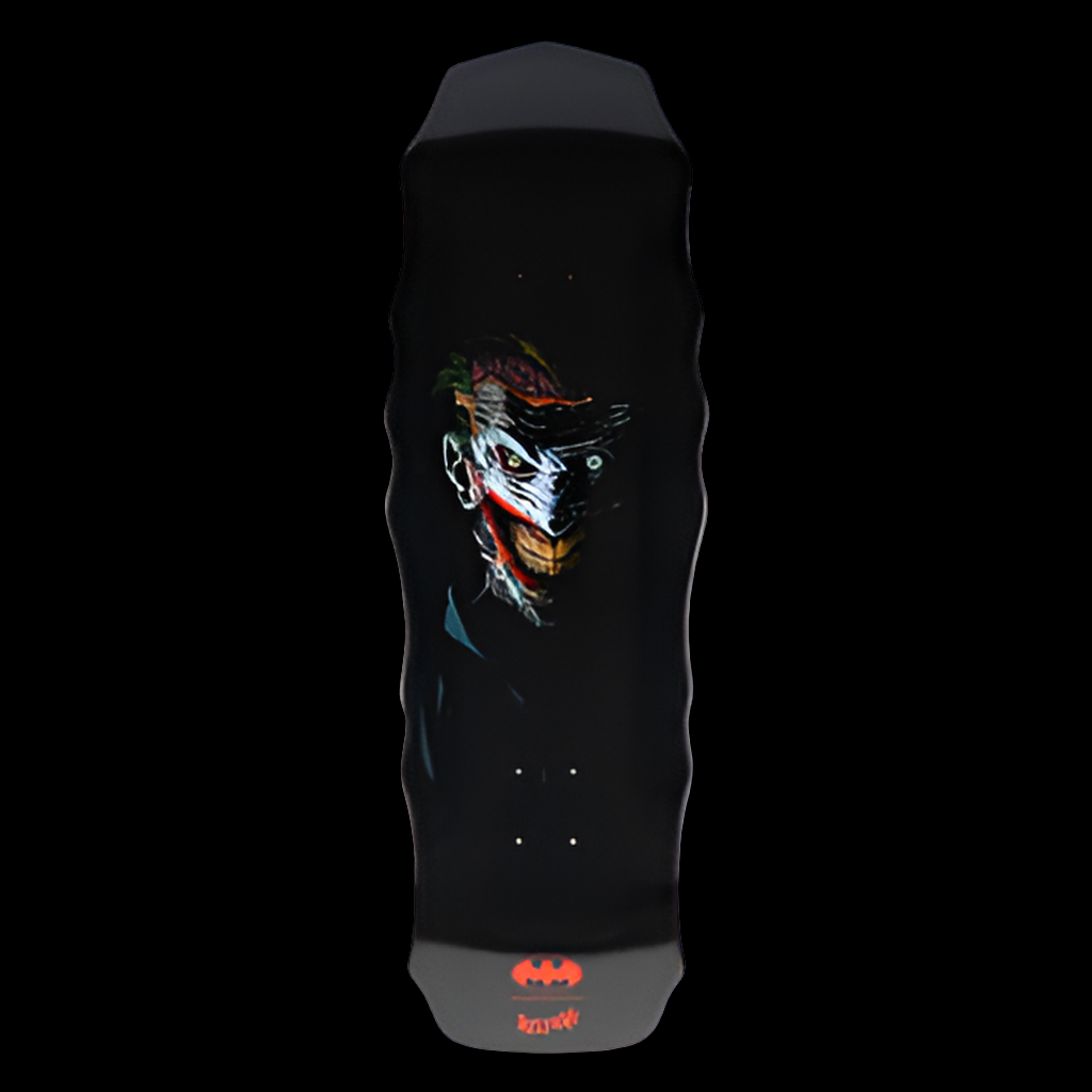 Welcome X Batman Joker on Widow shape skate deck 10"