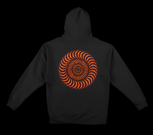 Spitfire OG Classic Flame Black/Red/Yellow Pullover Hoodie