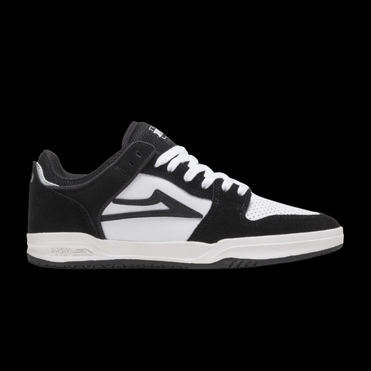 Lakai Telford Low Black/White Suede skate shoes