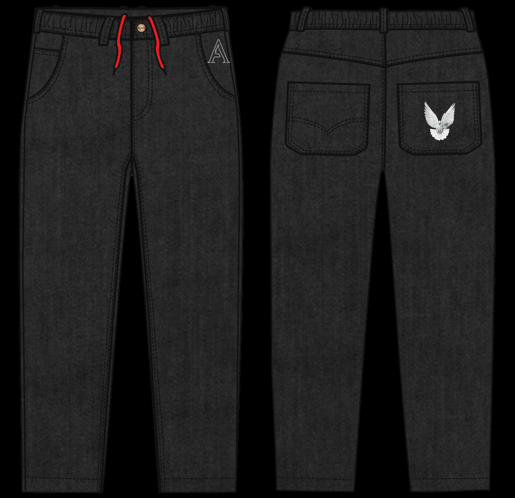April Black Dove Washed Black Jeans