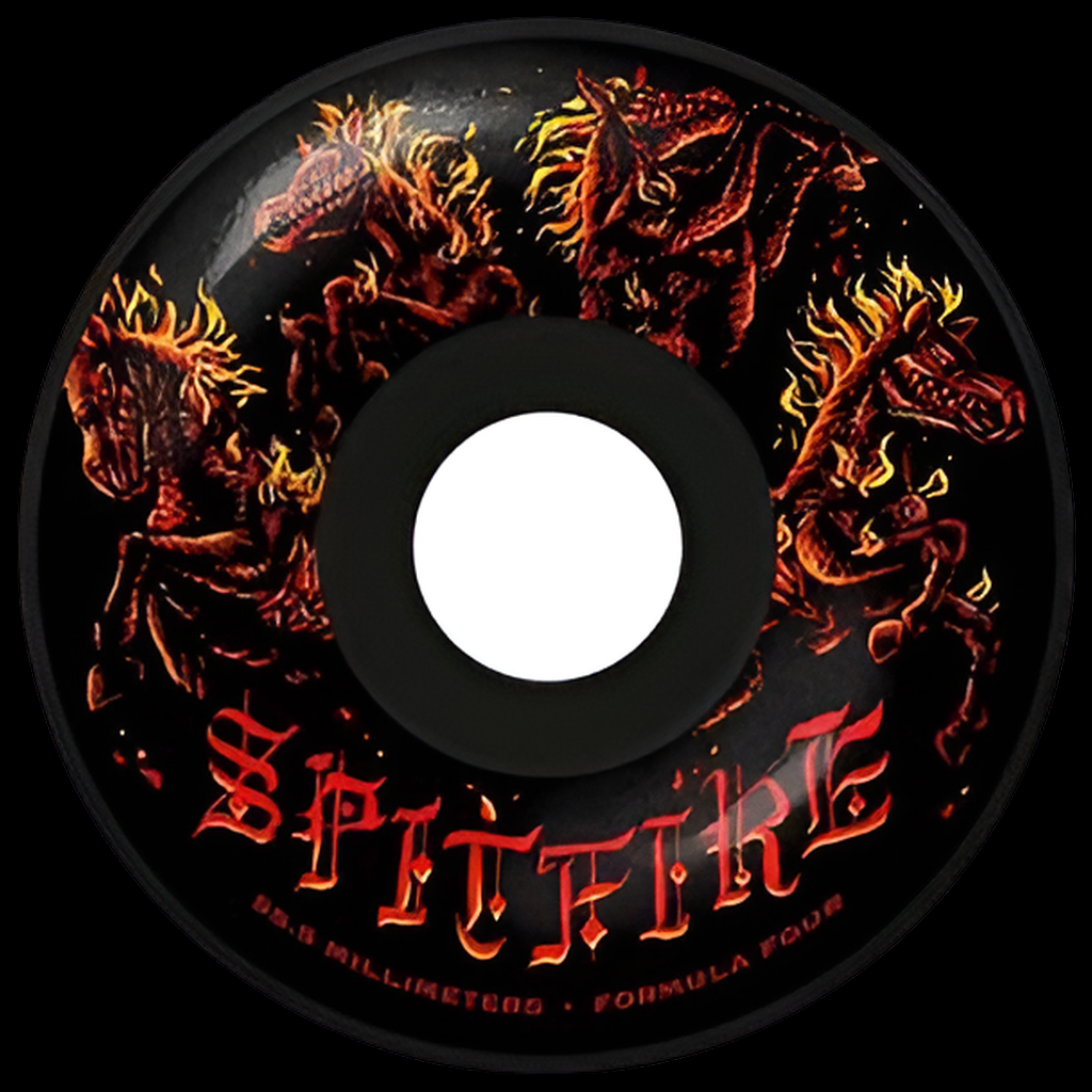 Spitfire F4 Radials Apocalypse black Wheels 54mm 99a