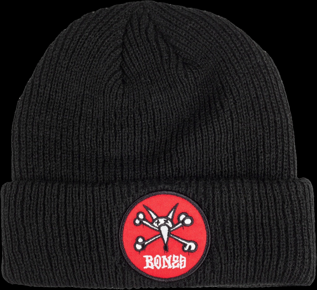 Powell - Bones Red Vato Rat Black Beanie