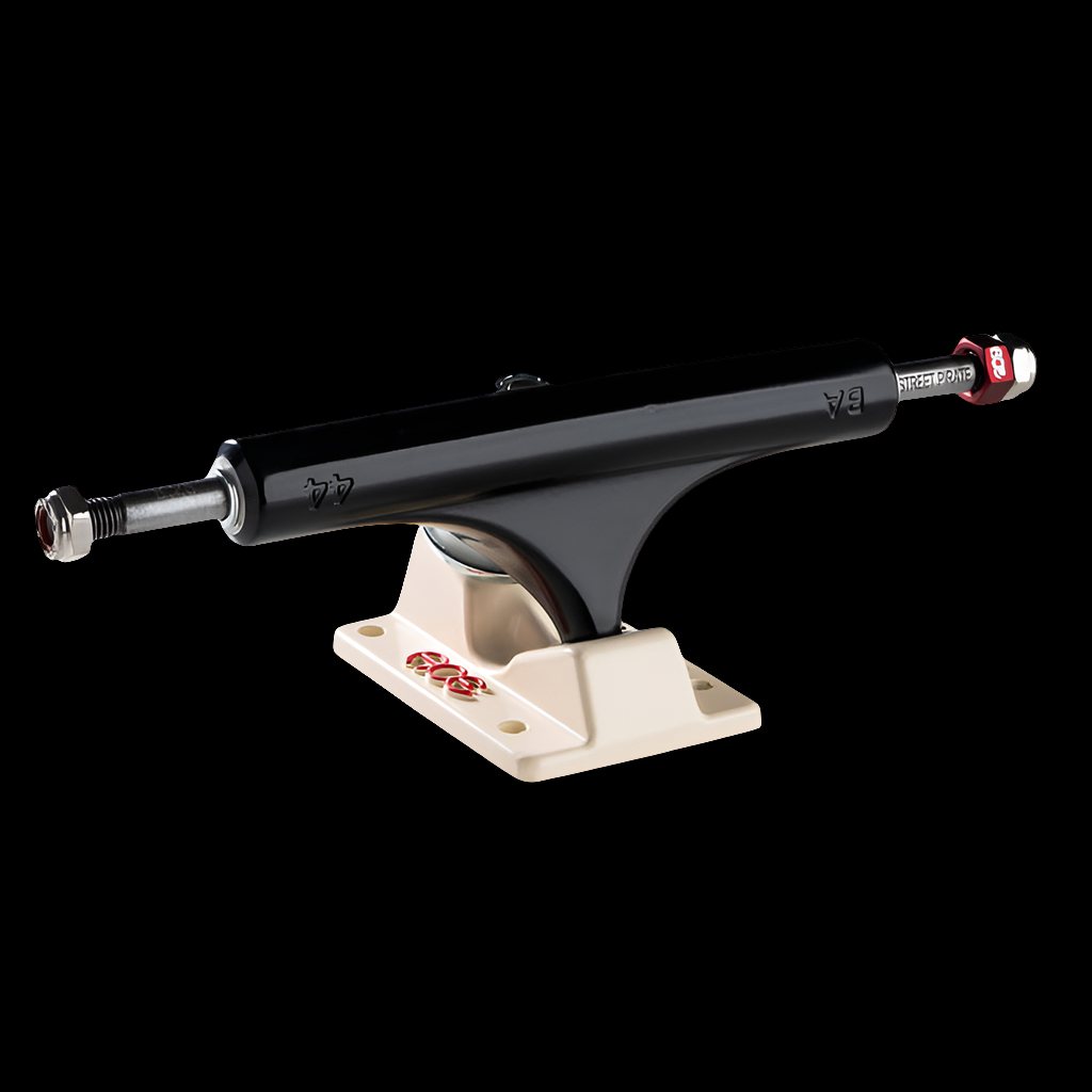 ACE AF1 Ltd Edition. Brian Anderson Blk/Cream 55 Skate Trucks with rethreading nut  (fits 8.38" - 8.75")
