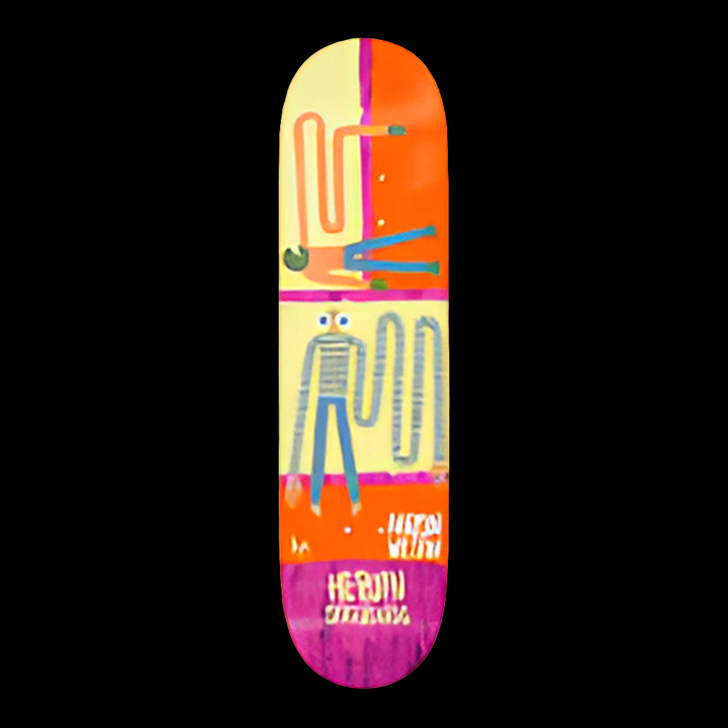 Heroin Skateboards Aaron Wilson Papillon pro deck 8.25"