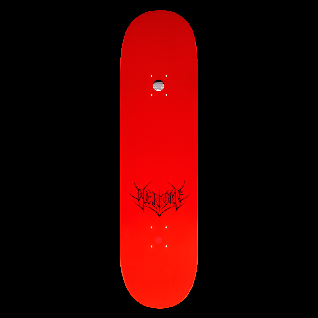 Welcome Depths Red dip skate deck 8.75"