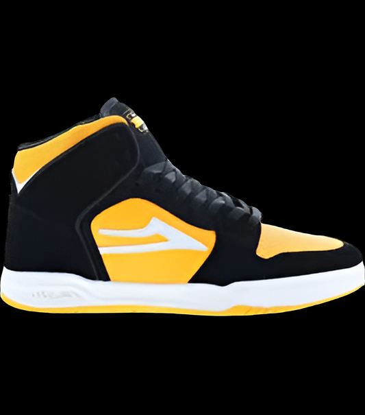 Lakai Telford XLK Hi-Top Black/Yellow Suede