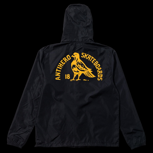 Anti-Hero Skateboards Rock Dove Black/Gold Zip-up Jacket