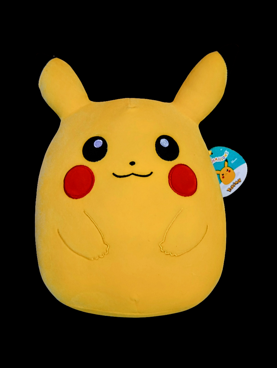Pokémon x Squishmallows Pikachu w/ tail 10" plush doll